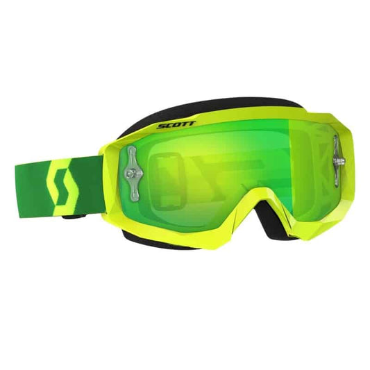 OCCHIALE MASCHERA SCOTT GOGGLE HUSTLE MX colore GIALLO FLUO-VERDE