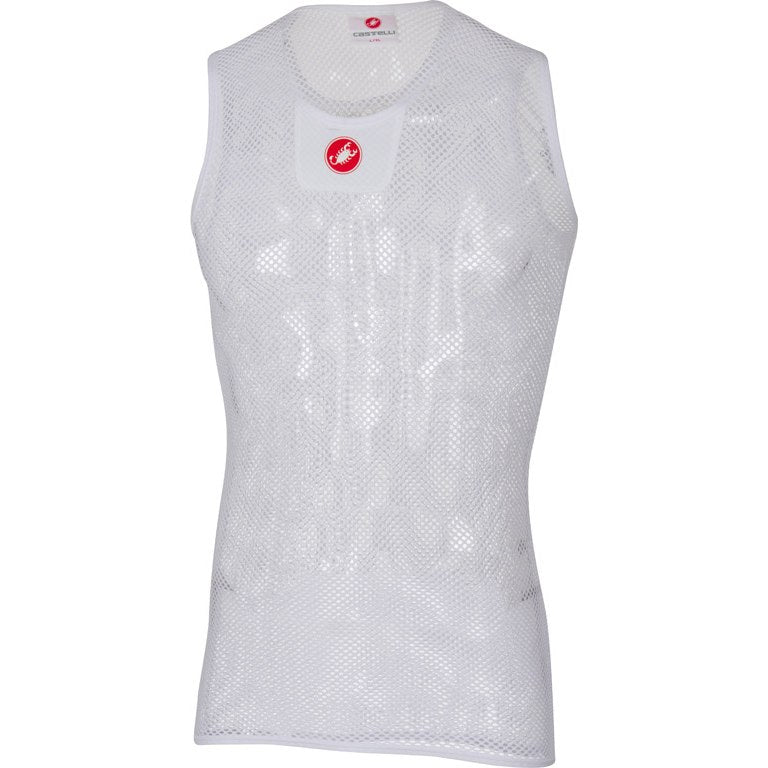 Core Mesh 3 Sleeveless White