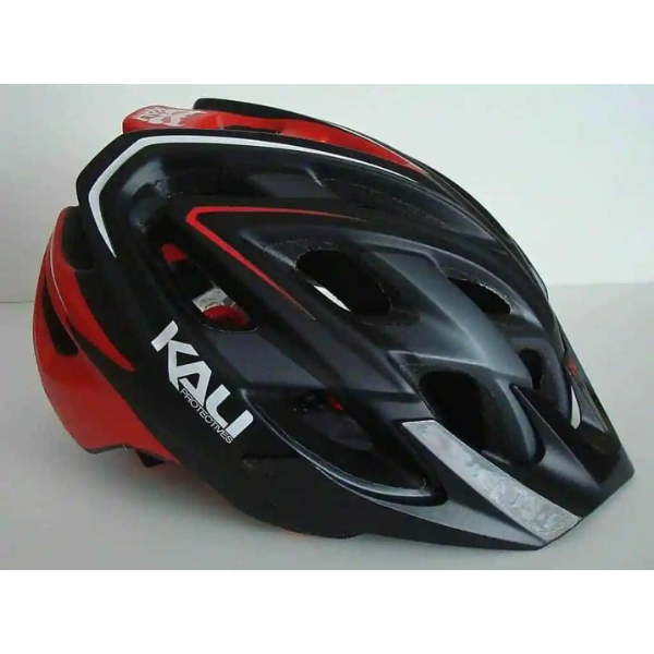 CASCO CICLISMO KALI CHAKRA PLUS HELMET colore MATT BLACK-RED